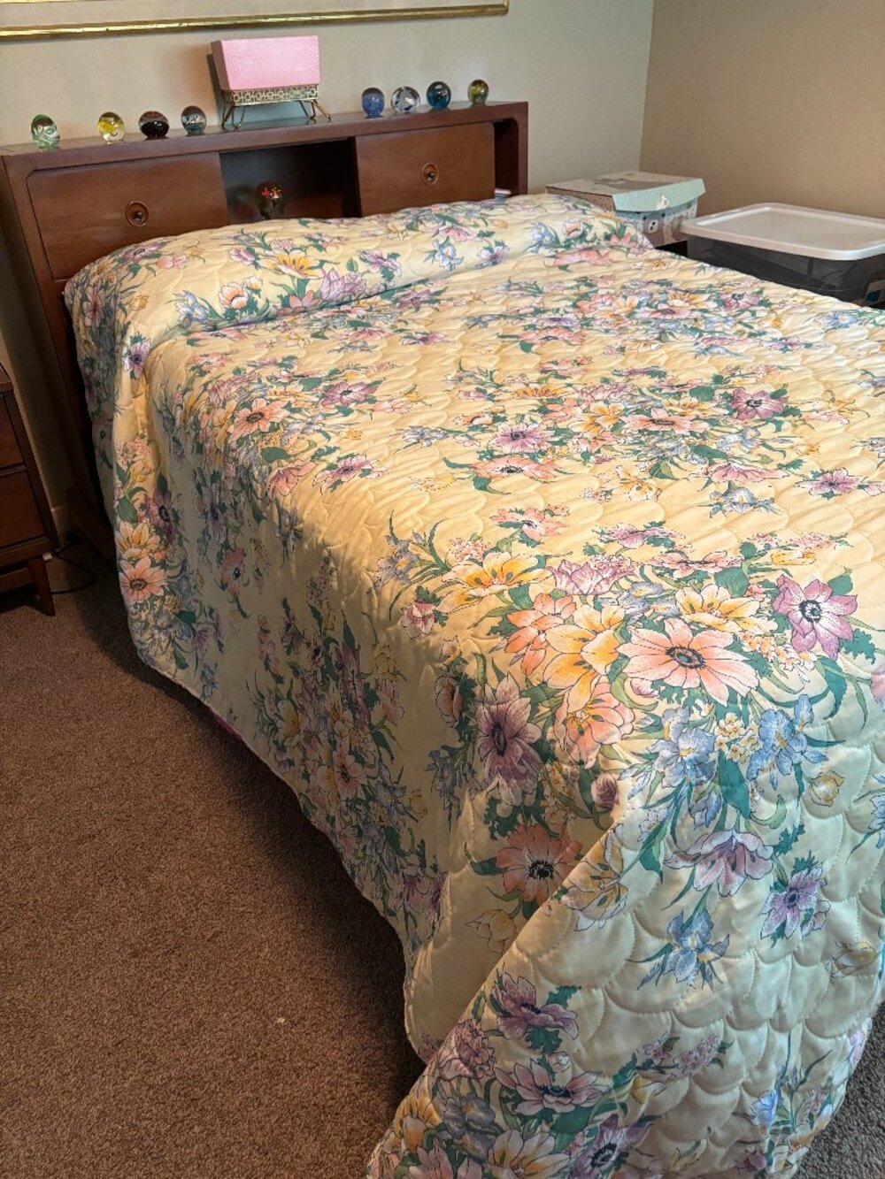 Cannon Twin Size Yellow Bedspread